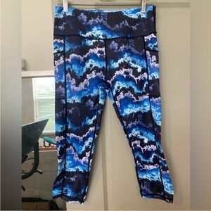 CVG Blue Storm Waves Leggings